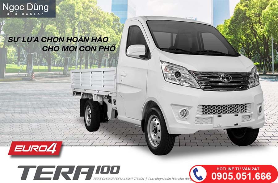 Xe tải Tera 100 – Xe tải nhỏ nhẹ chạy xăng chất lượng cao