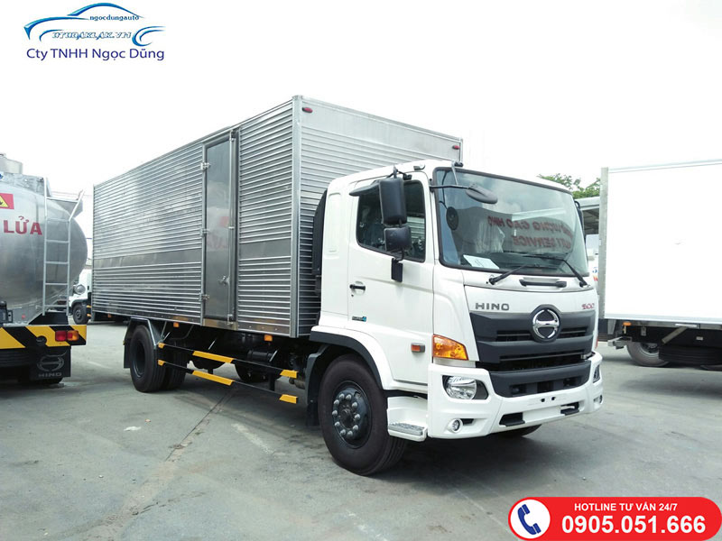 Tổng quan về mẫu xe tải Hino 8 tấn thùng dài 