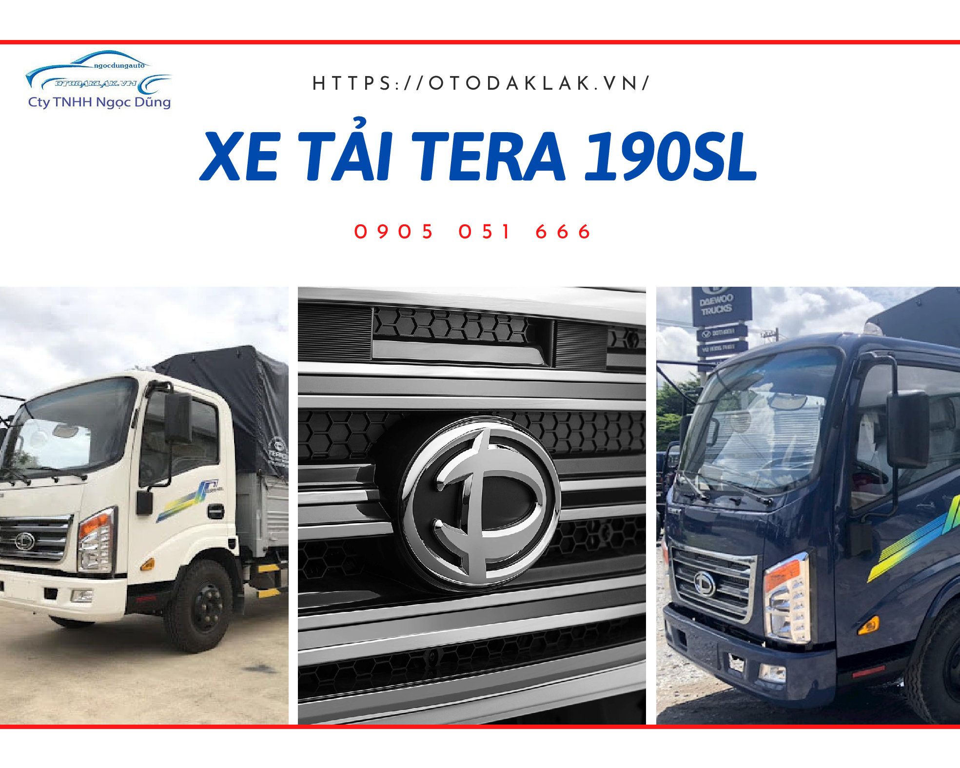 Xe tải Tera 190sl - Chuyên gia vận chuyển sản phẩm có kích thước dài