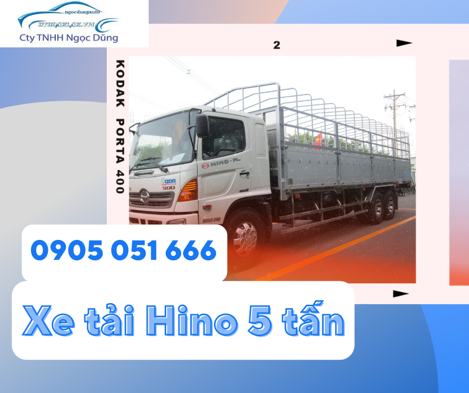 Cập nhật giá xe tải Hino 5 tấn mới nhất năm 2022
