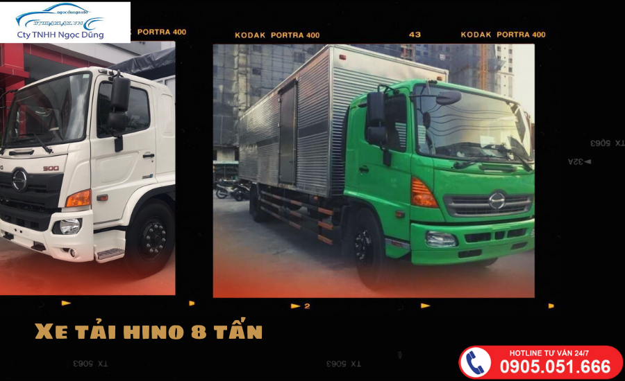 Showroom bán xe tải Hino 8 tấn chất lượng cao