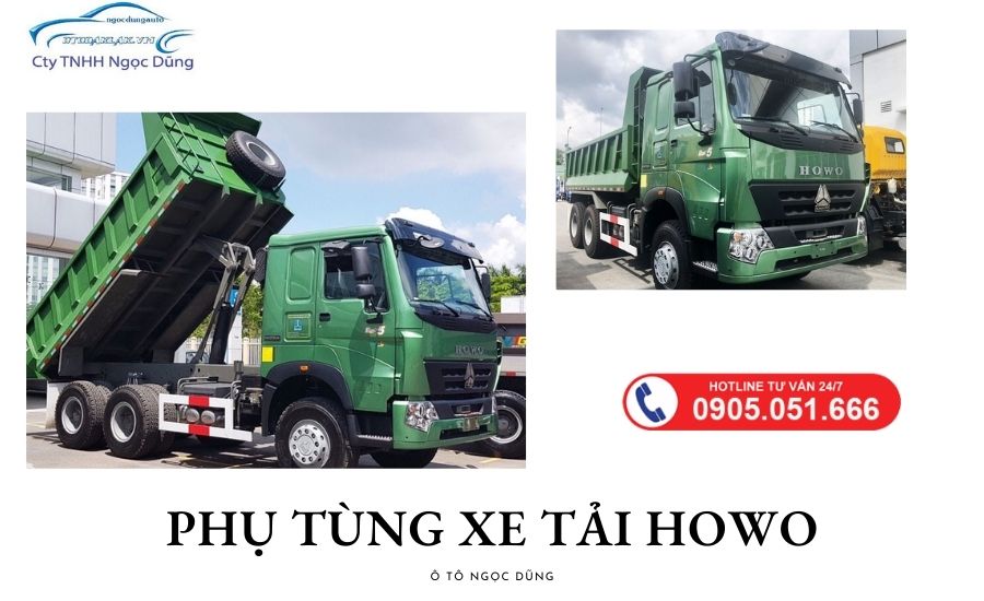 Những phụ tùng của xe tải Howo cần được thay thế thường xuyên