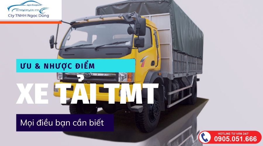 xe tải thùng TMT 3 chân