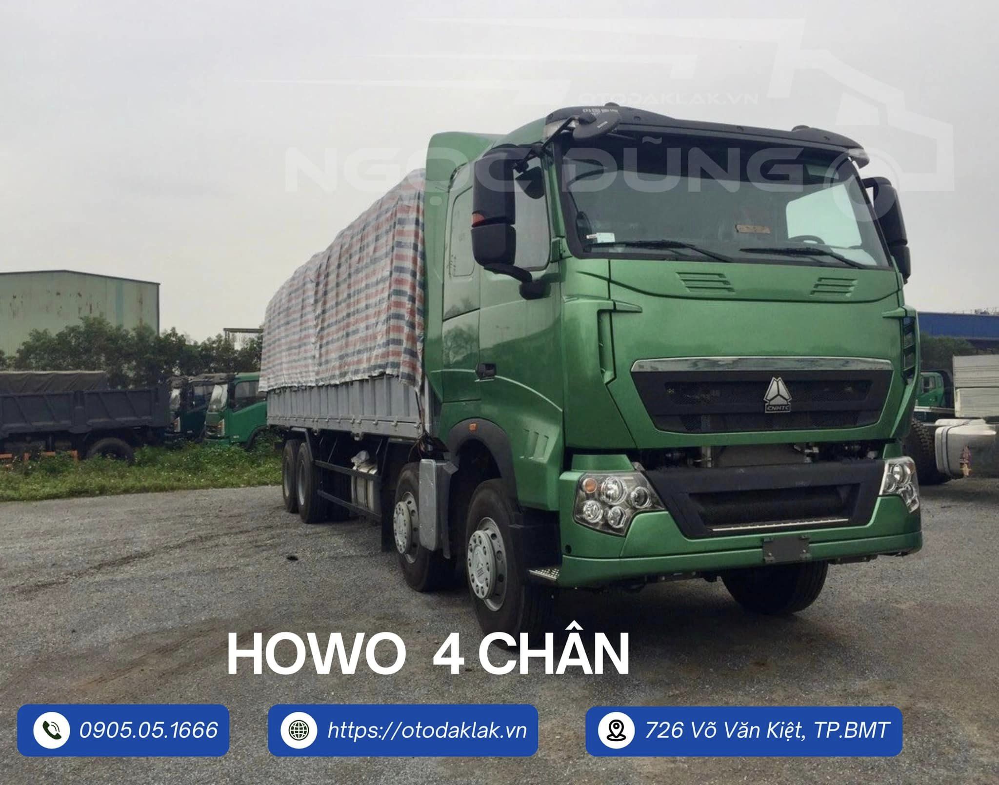 Xe tải HOWO 4 CHÂN