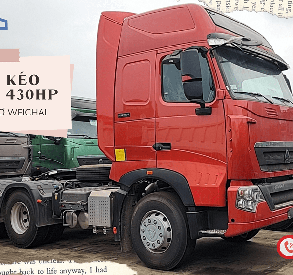 Xe Đầu Kéo HOWO 430HP Động Cơ WEICHAI