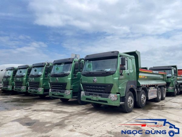 Xe Ben HOWO V7G Thùng Đúc Nhập Khẩu