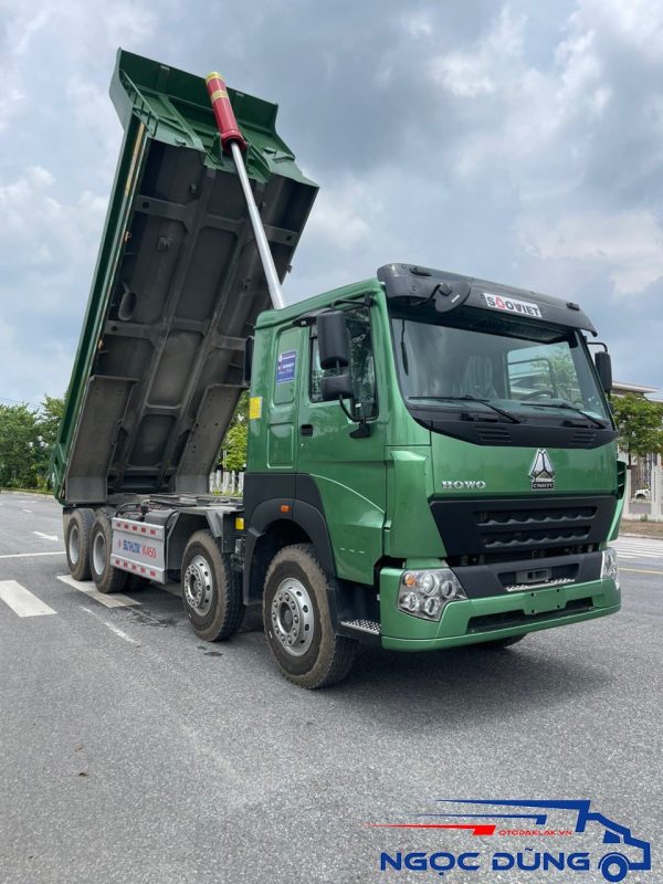Xe Ben HOWO V7G Thùng Đúc Nhập Khẩu