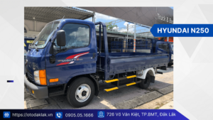 Hyundai N250 thùng lửng màu xanh