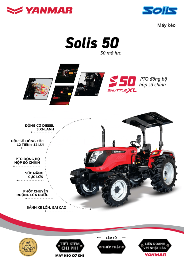 Solis50hp thông số kỹ thuật