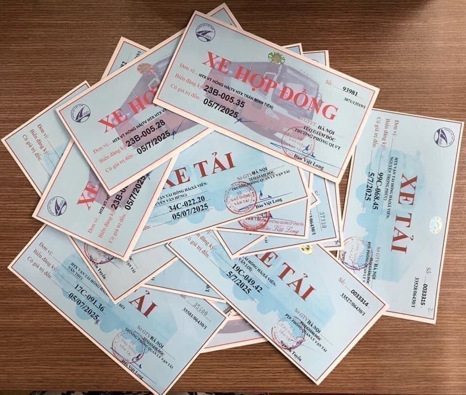 Giấy tờ khi tham gia hợp tác xã vận tải