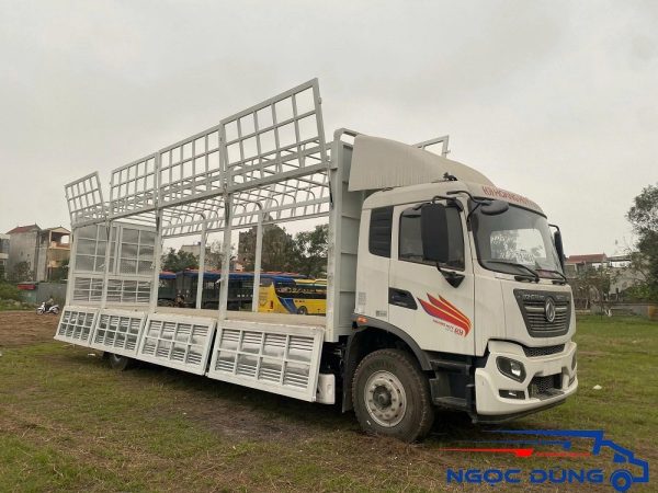 Xe Tải Dongfeng ISB180 Thùng Mui Bạt Siêu Dài 9.9m Tải Trọng 7.8 Tấn